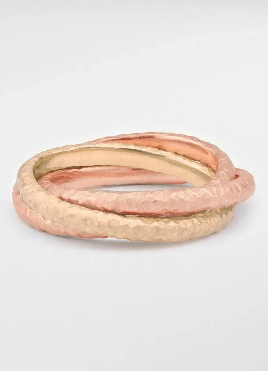 9ct Red Gold Russian Wedding Band