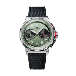 Angelus Chronodate Titanium Green Watch