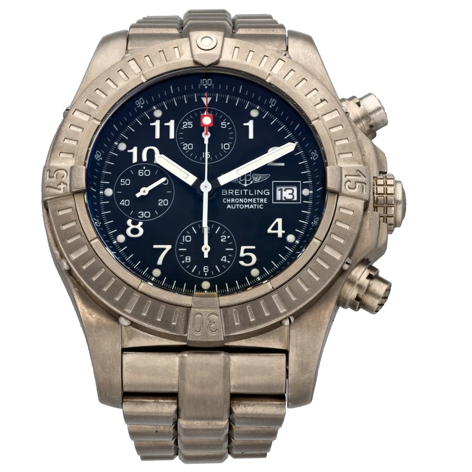 Breitling Avenger E13360 43mm Titanium Watch