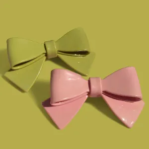 Coquette Bow French barrette