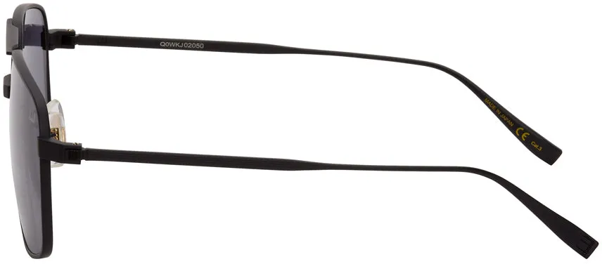 Dunhill Black Titanium Aviator Sunglasses