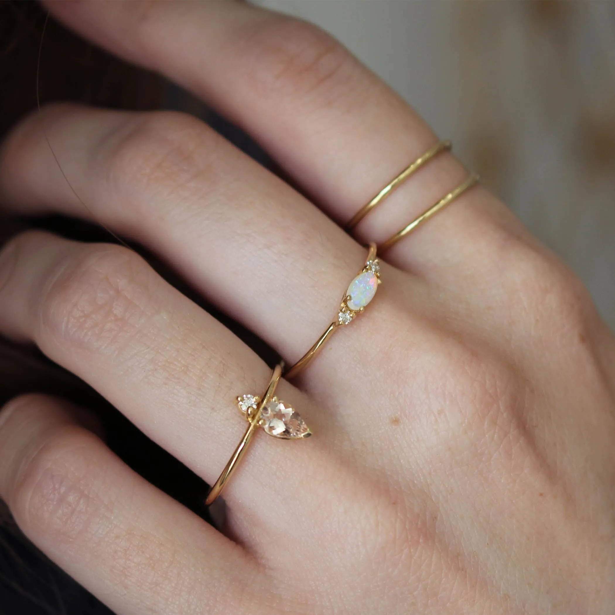 EMILIA MORGANITE RING