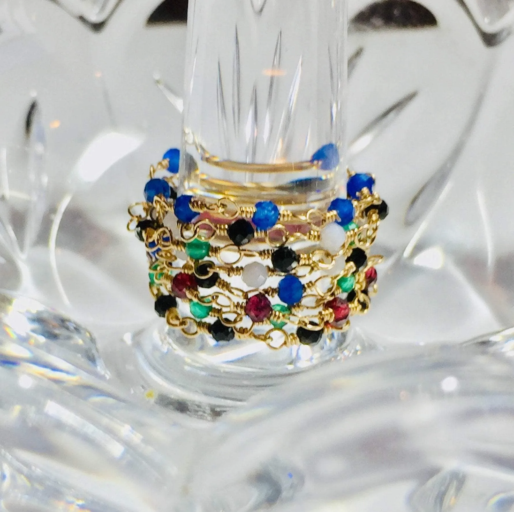 Garnet Beads Ring - Bonbon