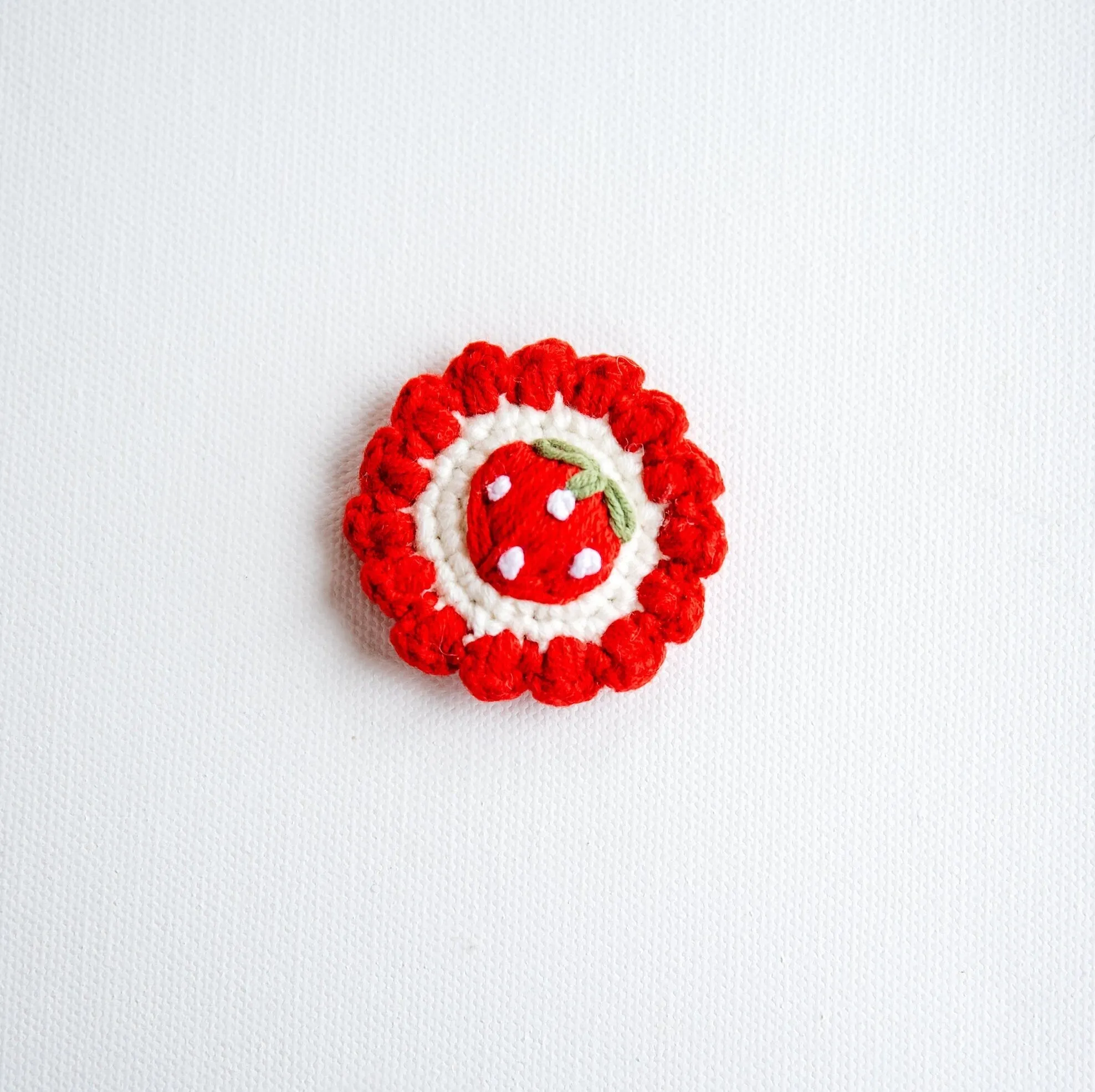 Mushroom and Strawberry Hair Clips