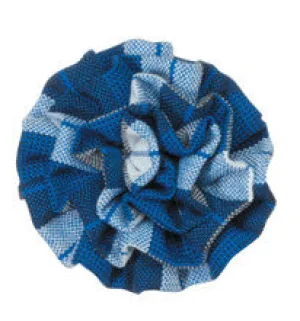Plaid Rosette Barrette