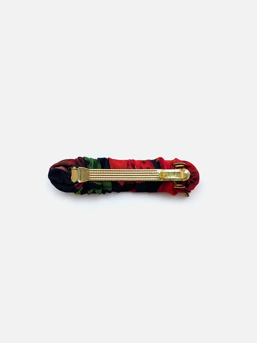 Red & Black Hair Barrette