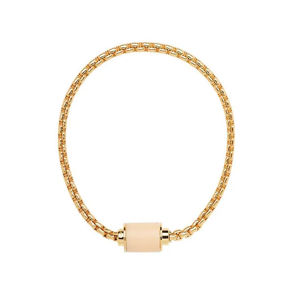 THALASSA YELLOW GOLD CHAIN CHAMPAGNE CHIP MAGNET